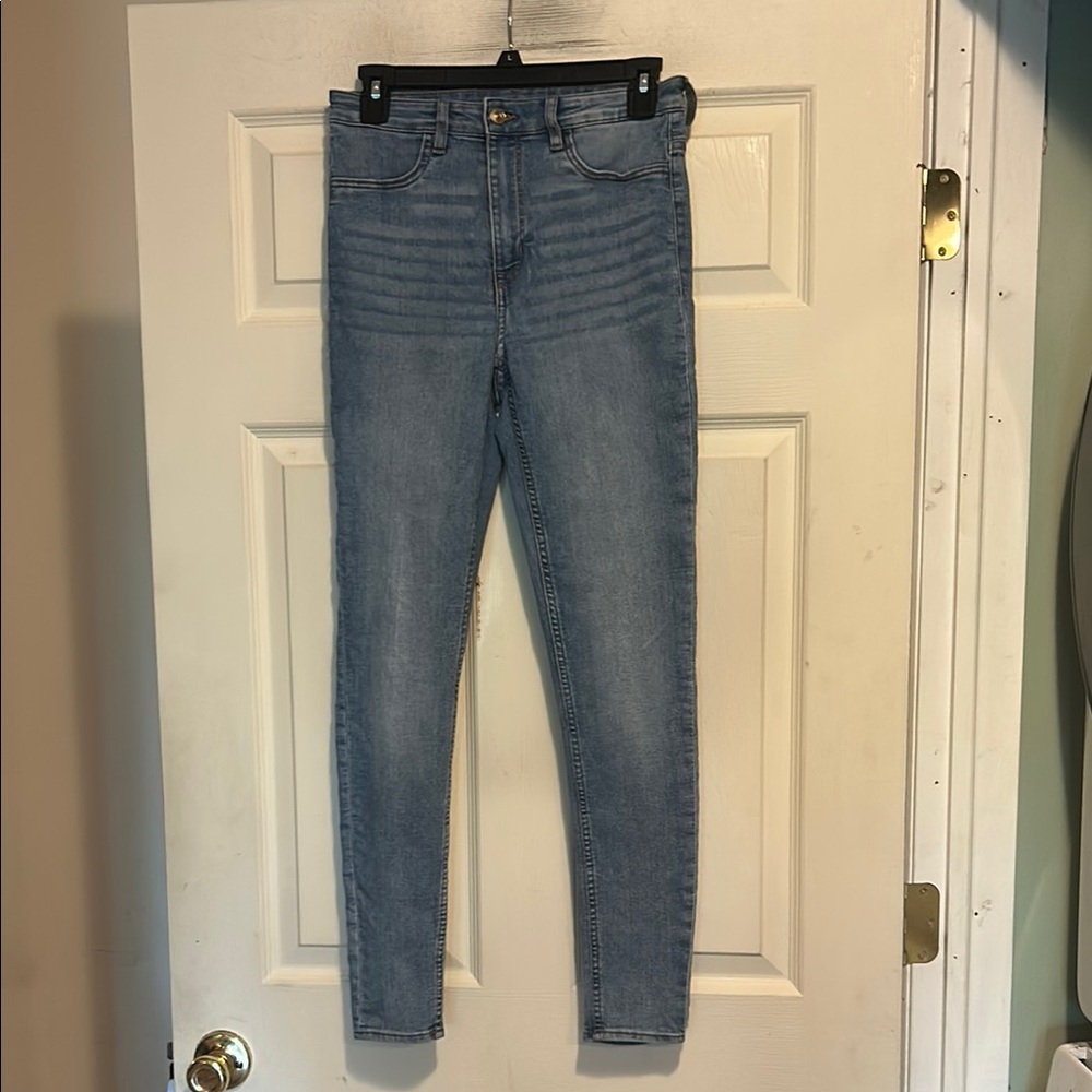H&M Skinny Jeans Size 6 Blue Denim Streetwear